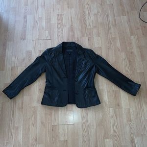 Leather Blazer